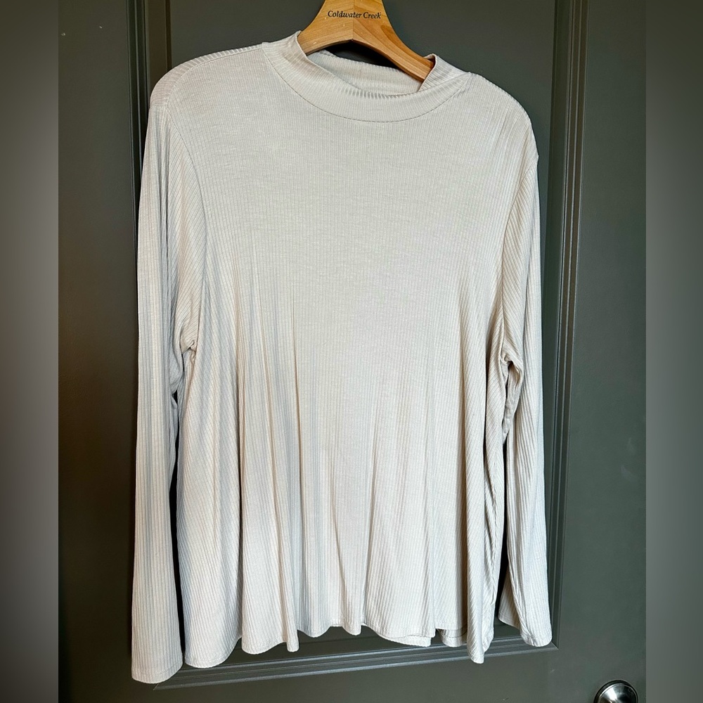 Old Navy Swing Shirt | Lightweight Long sleeve | Plus Size Work Wear | Size Lrg